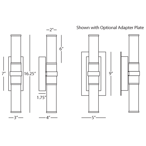 Robert Abbey Lighting S1311 Roderick Wall Sconce in Polished Nickel Finish