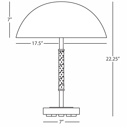 Robert Abbey Jonathan Adler Geneva Table Lamp Style S925