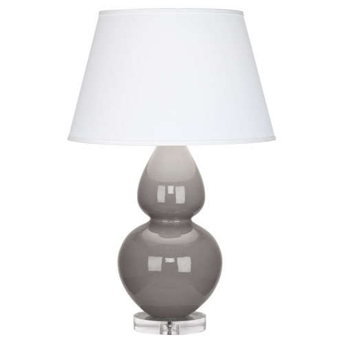 Picture of DOUBLE GOURD TABLE LAMP SMOKE