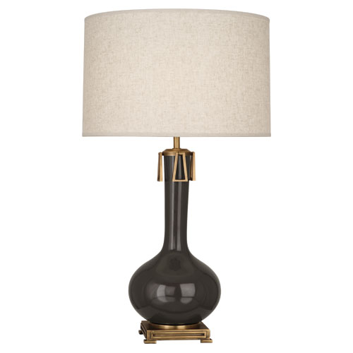 Picture of ATHENA TABLE LAMP COFFEE/BRASS