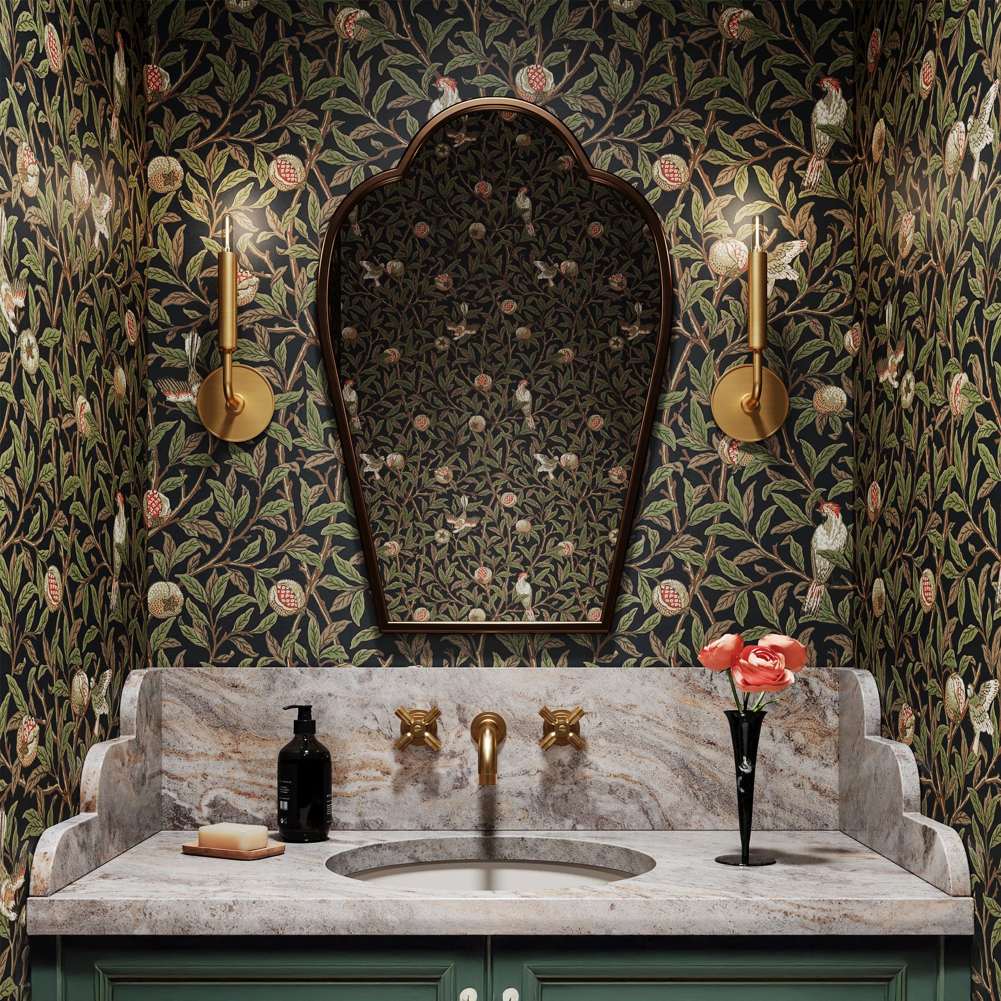 MAVISTEN EDITION CARBONIA WALL SCONCE by Robert Abbey