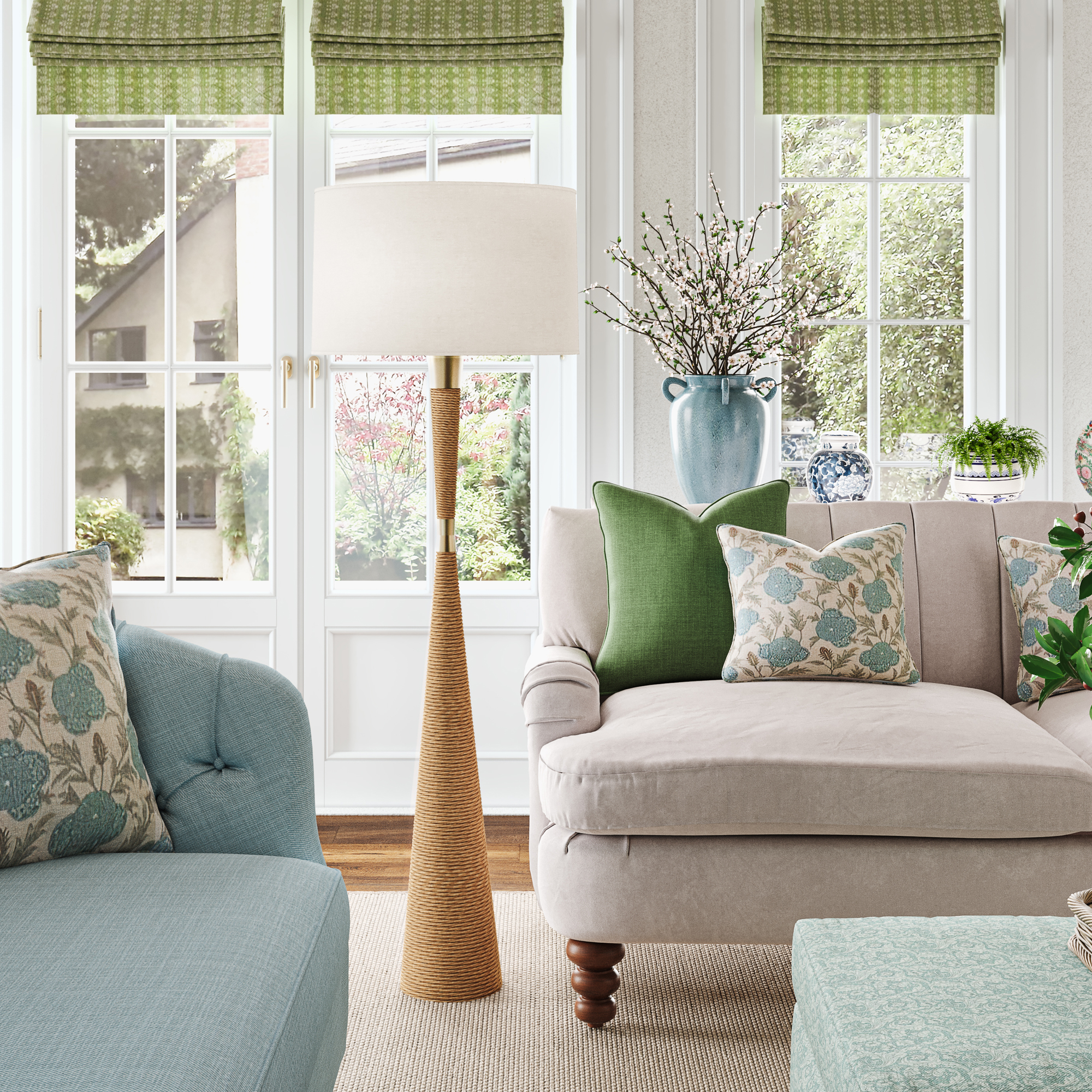 HATTERAS FLOOR LAMP by Robert Abbey