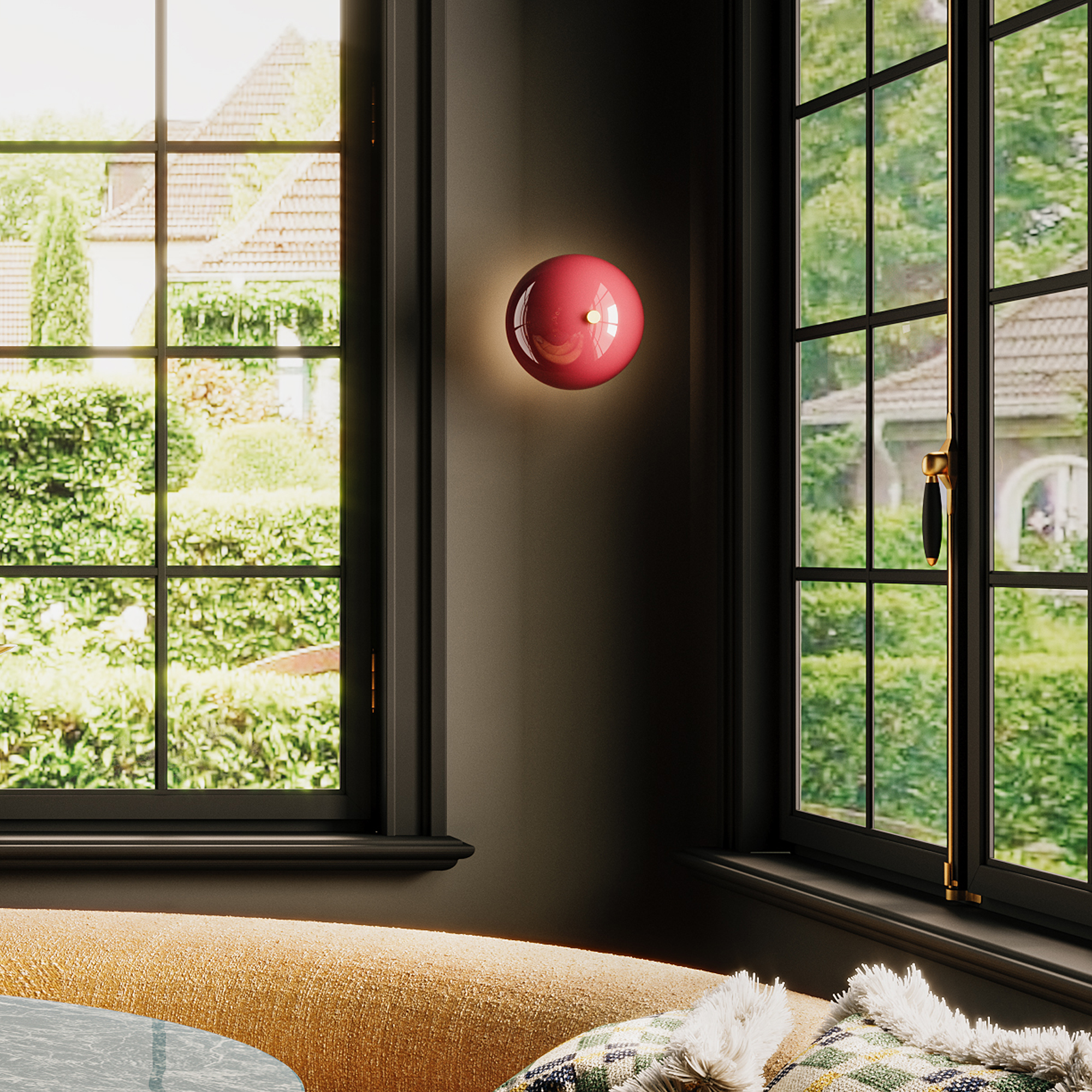 MAVISTEN EDITION COPERNICA WALL SCONCE by Robert Abbey