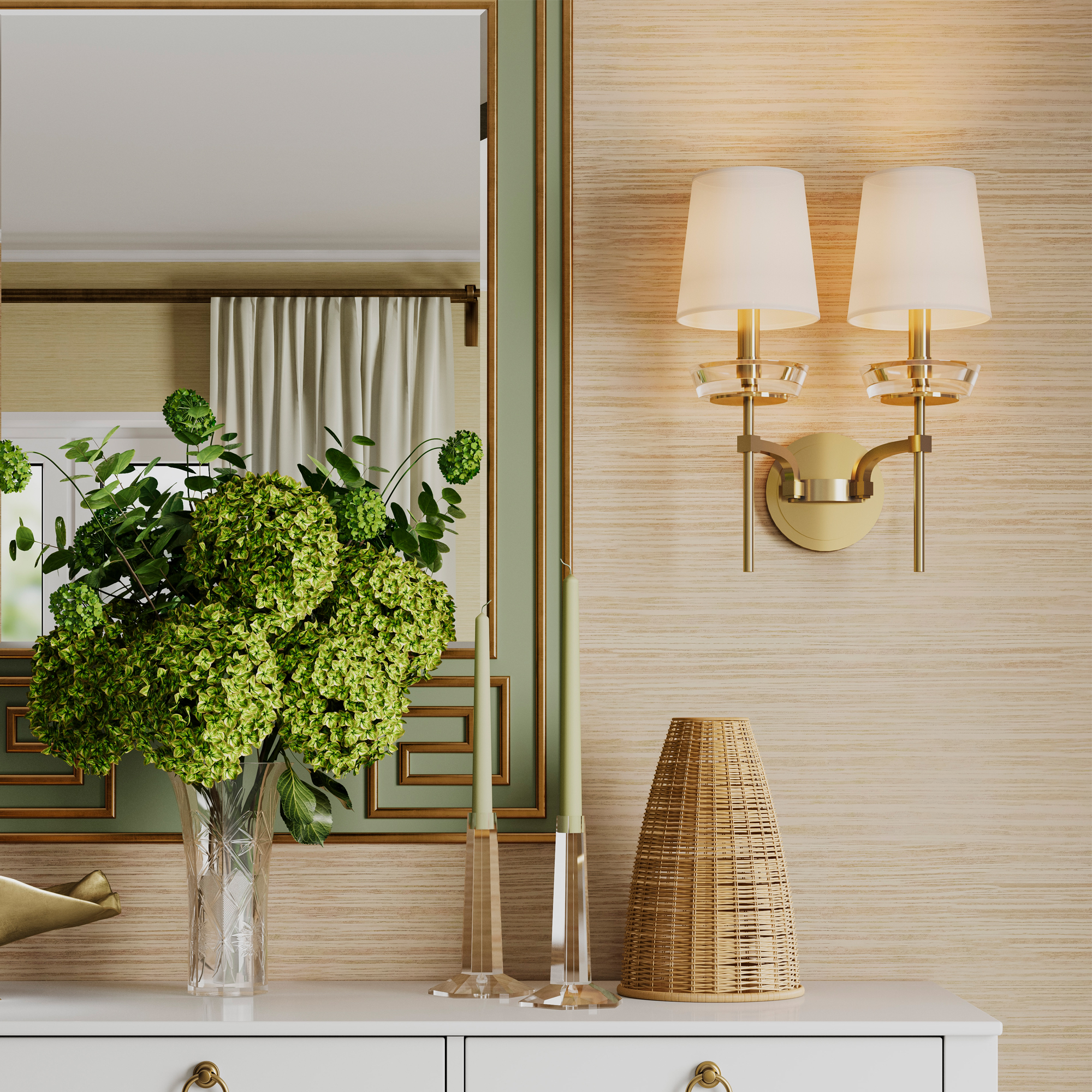 CRISTALLO WALL SCONCE by Robert Abbey