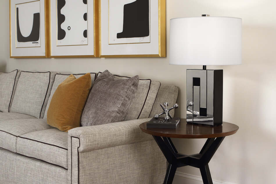 BLOX TABLE LAMP by Robert Abbey