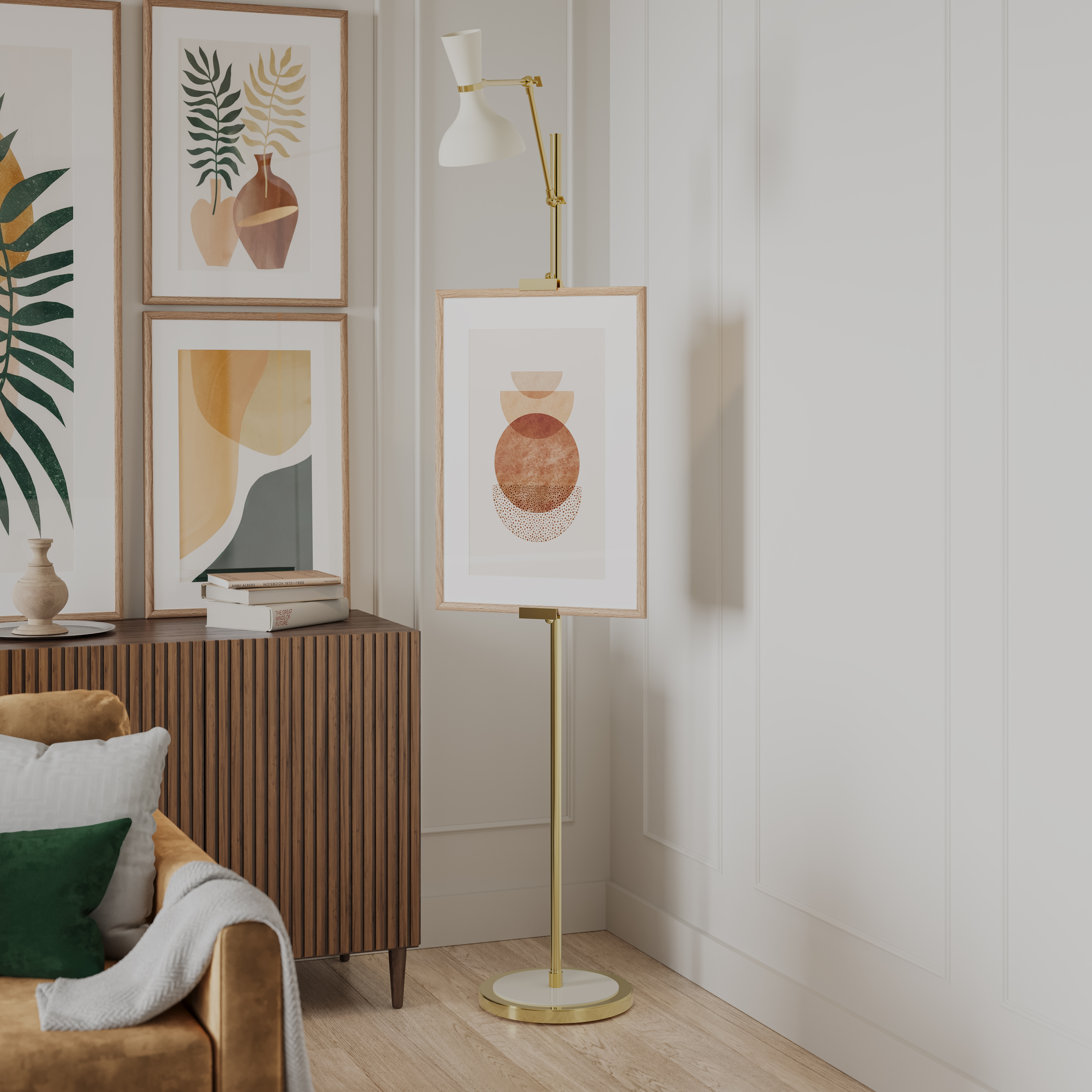 CLARE FLOOR EASEL by Robert Abbey