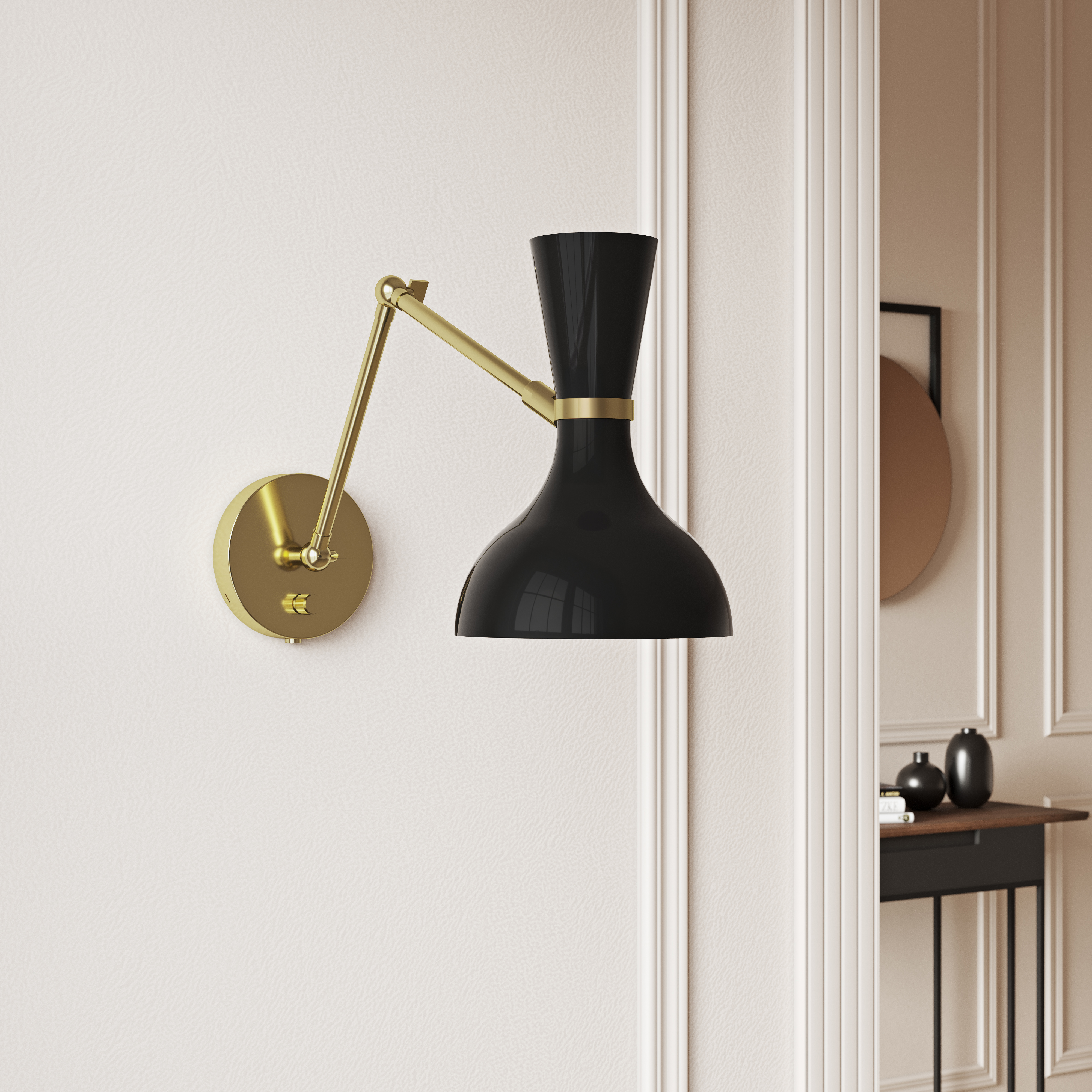 CLARE WALL SCONCE by Robert Abbey