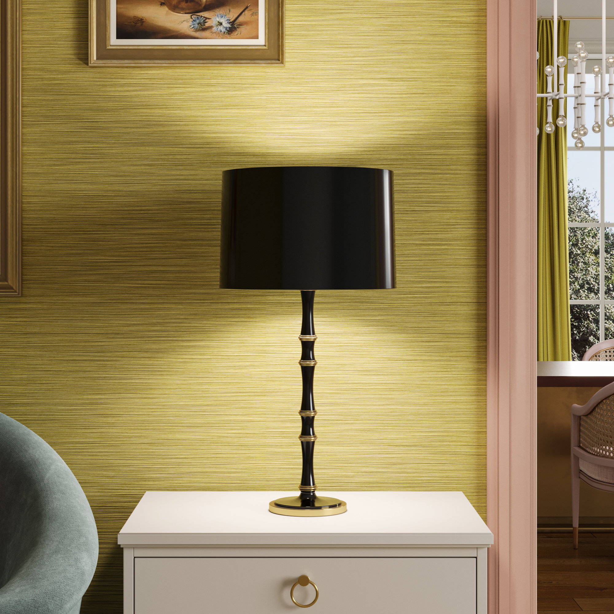 KANE TABLE LAMP by Robert Abbey