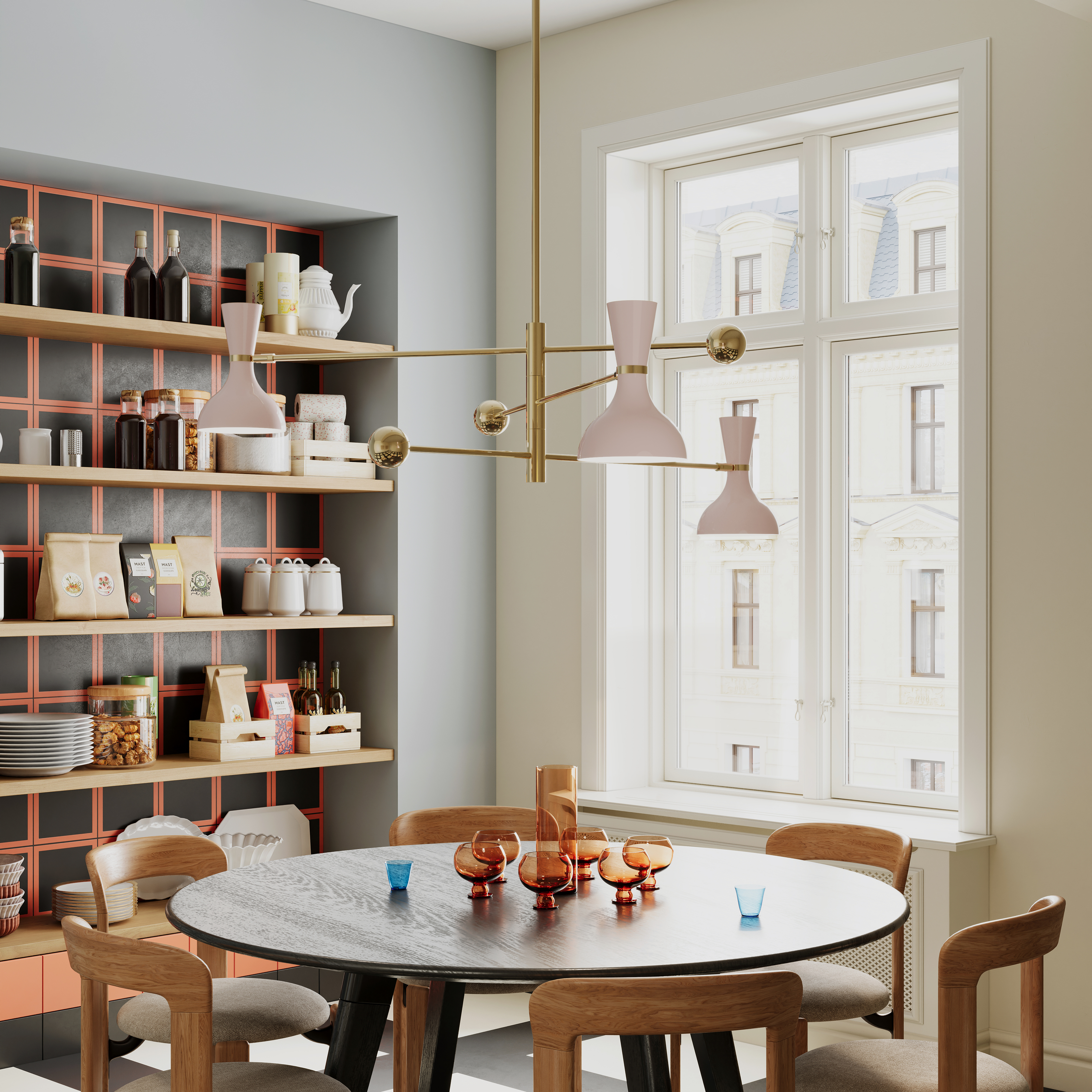 CLARE PENDANT by Robert Abbey