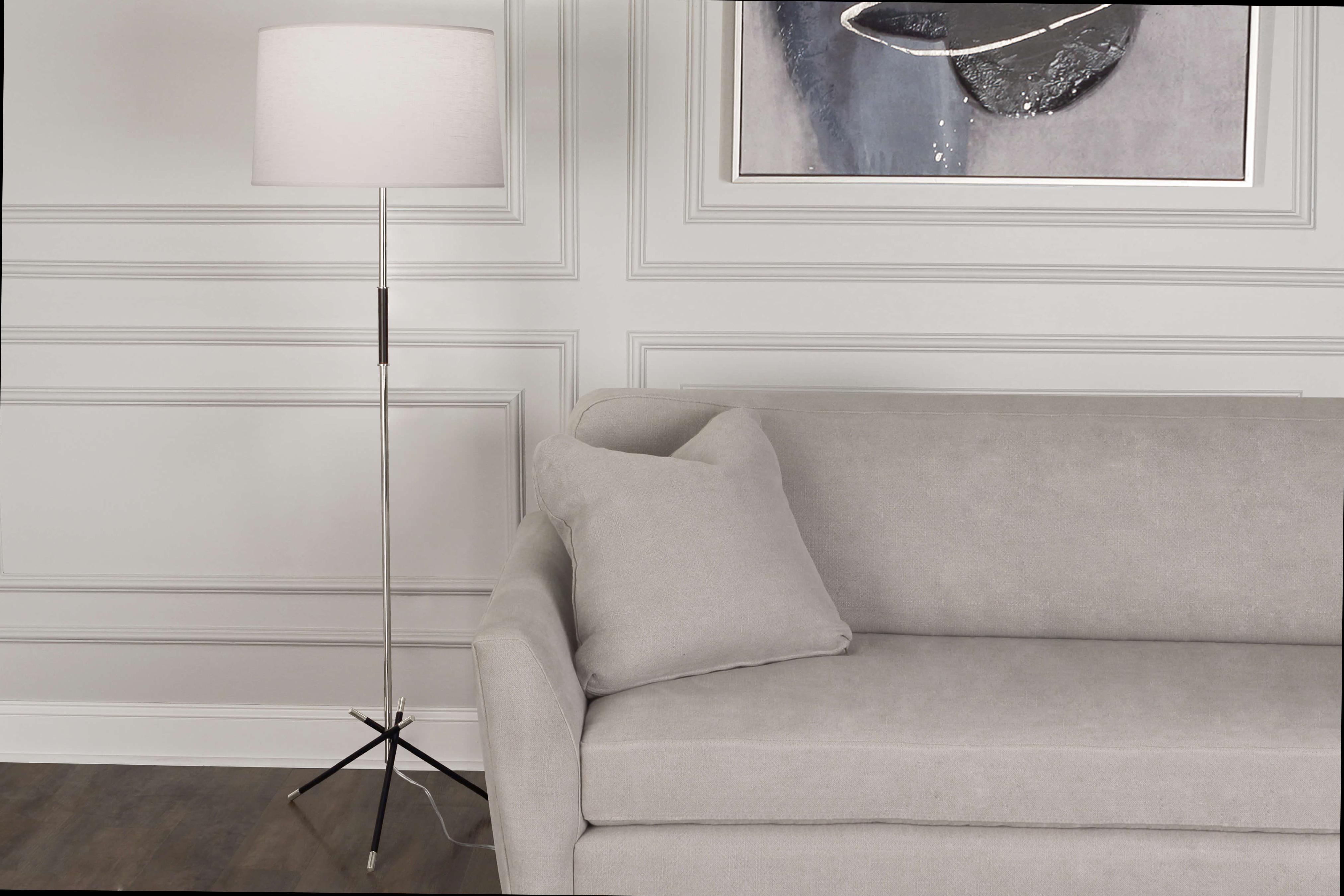 THATCHER FLOOR LAMP by Robert Abbey