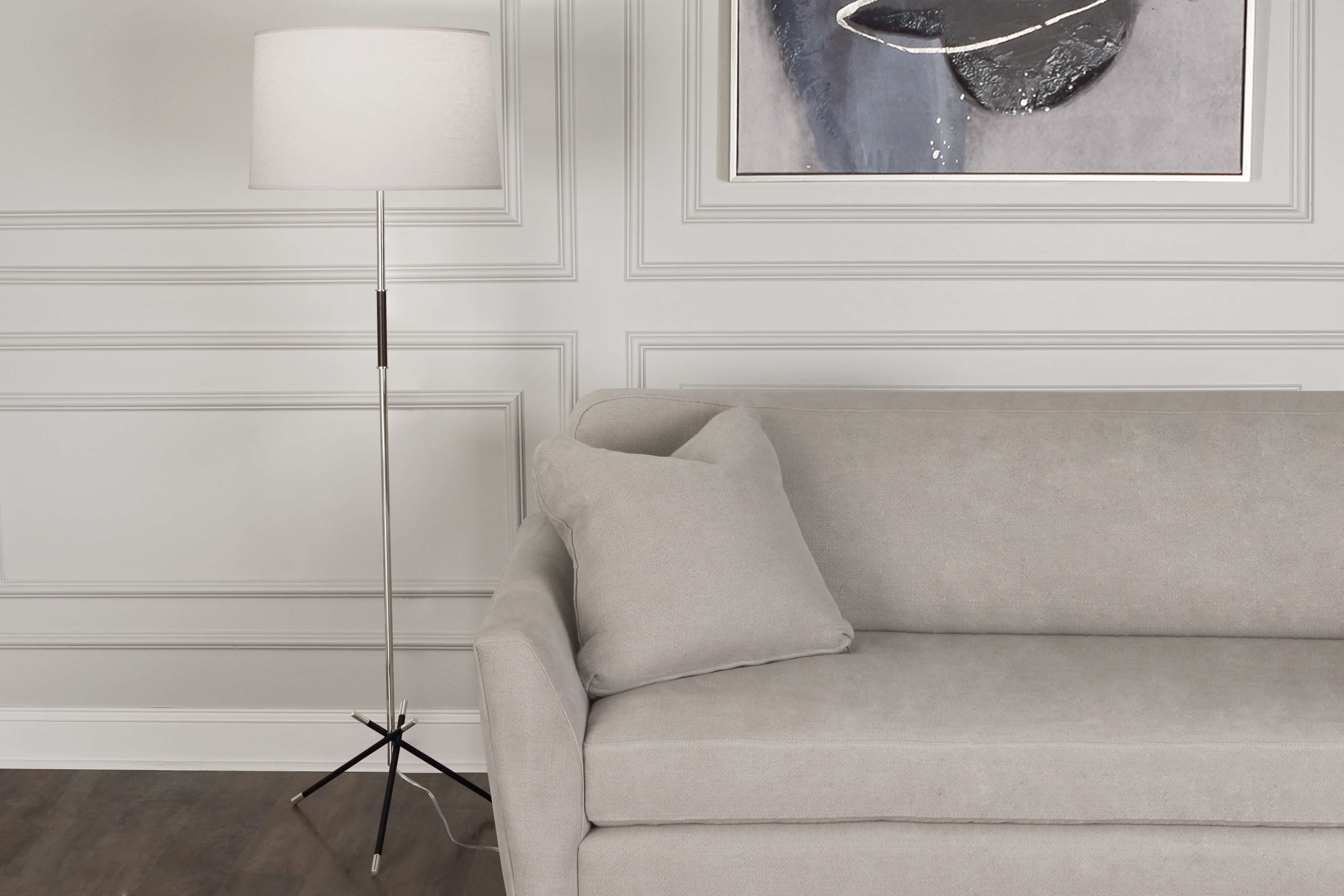 THATCHER FLOOR LAMP by Robert Abbey