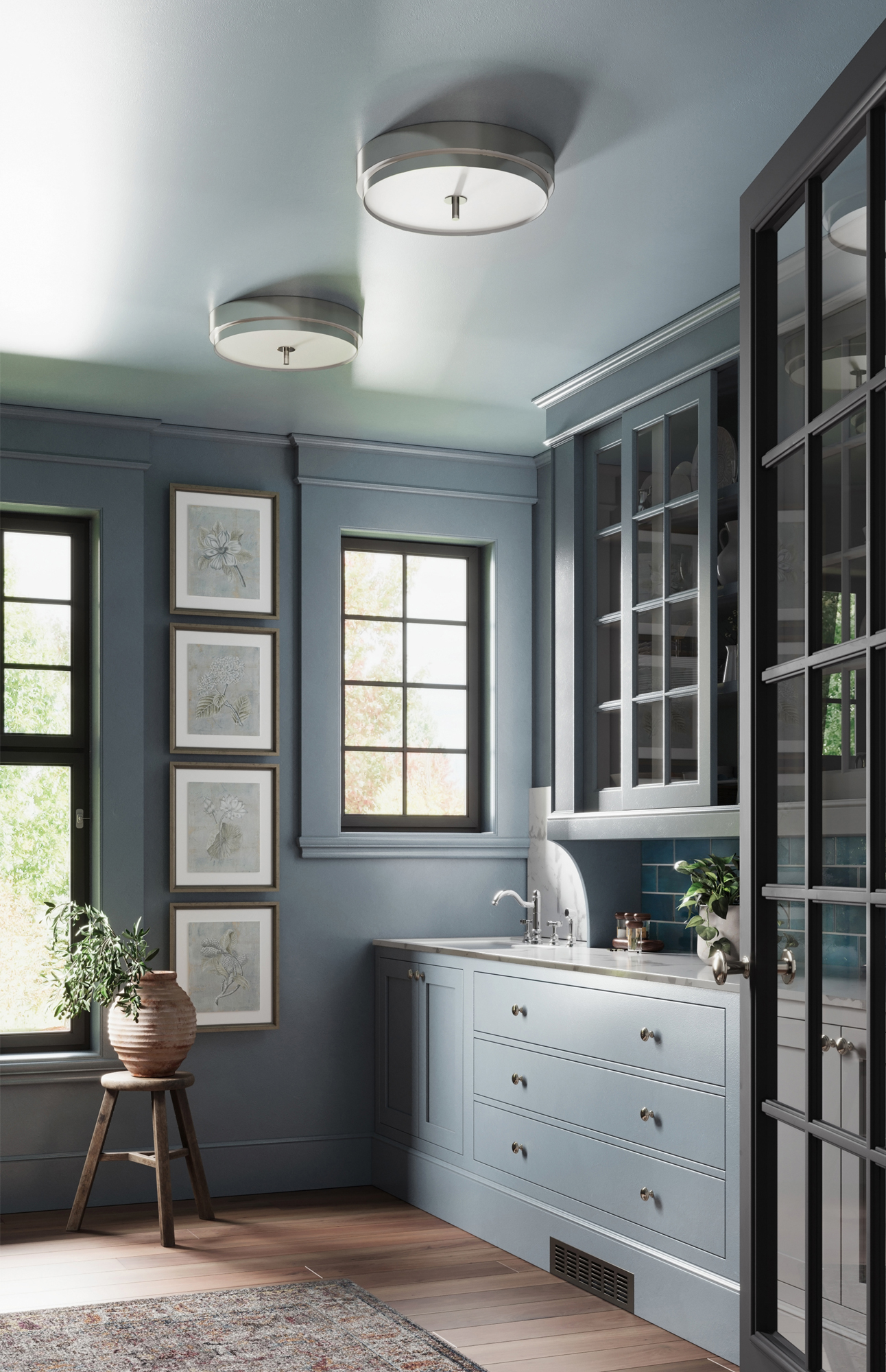 ELLIOTT FLUSHMOUNT by Robert Abbey